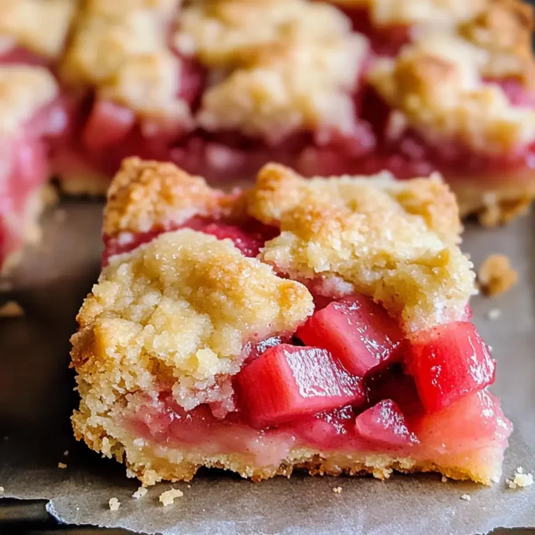 Rhabarber Krümelkekse