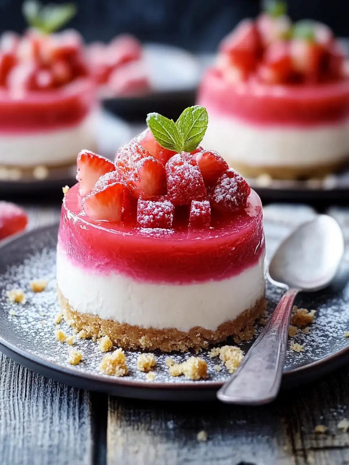 Rhabarber Käsekuchen Cremes