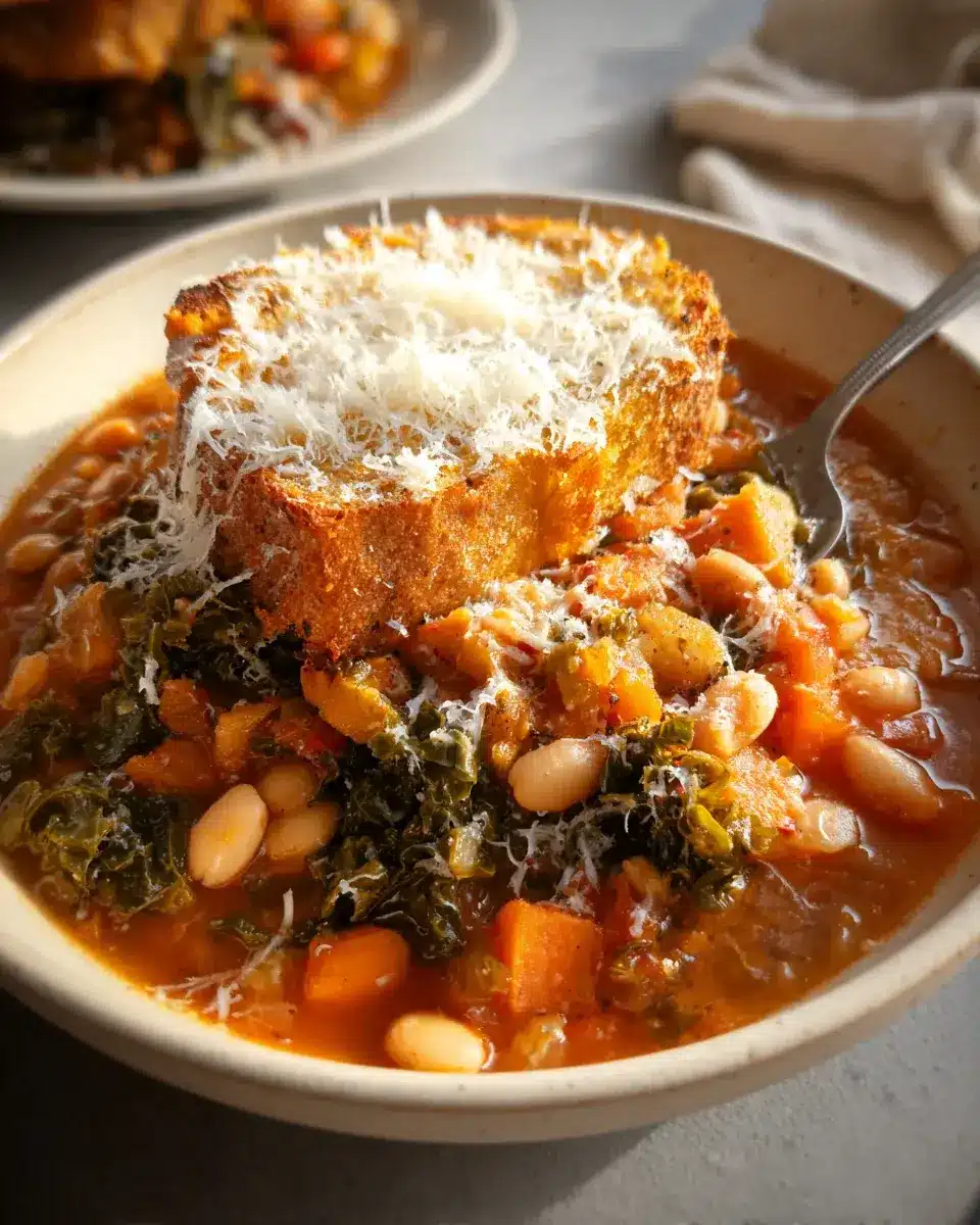 Ribollita Rezept toskanische Bohnensuppe