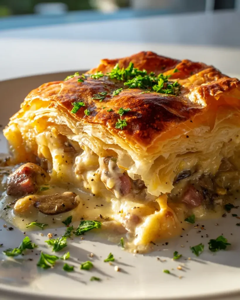 Rinder Schinken Käse Auflauf