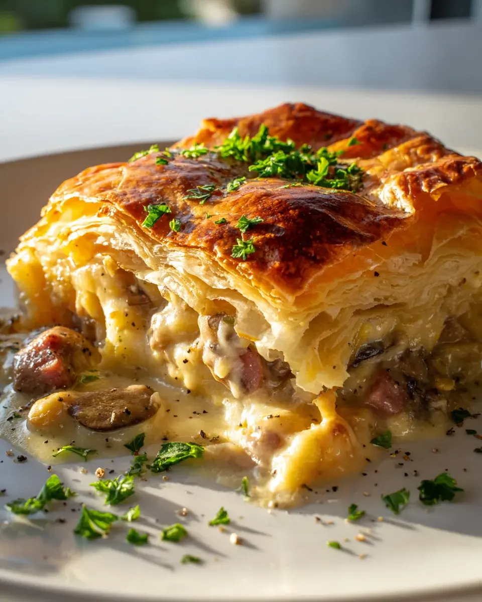 Rinder Schinken Käse Auflauf