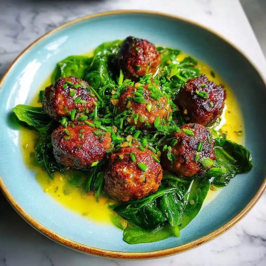 Rinderhackbällchen Zitronen Kräuter Soße