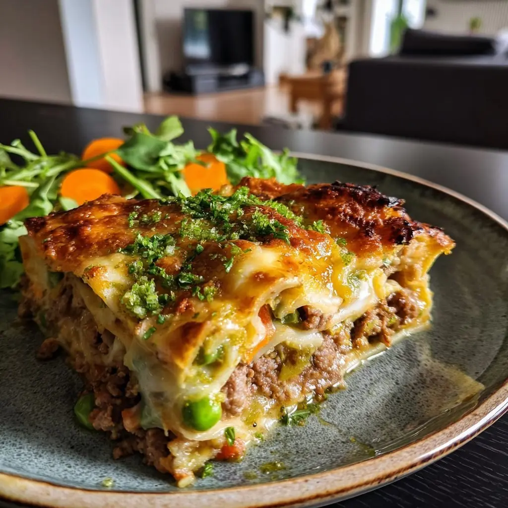 Rinderhackfleisch-Lasagne mit Frühlingsgemüse und Bärlauchpesto – LNNRW