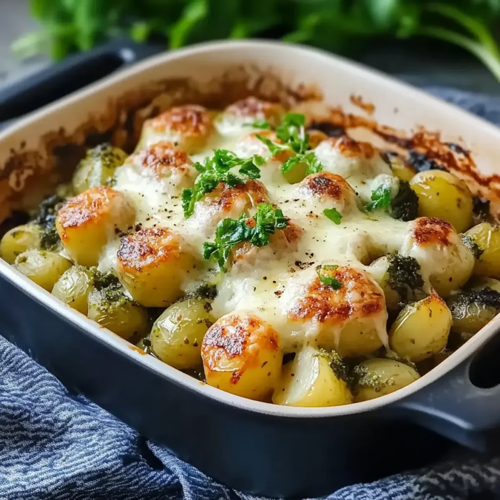 Rosenkohlauflauf mit Kartoffeln