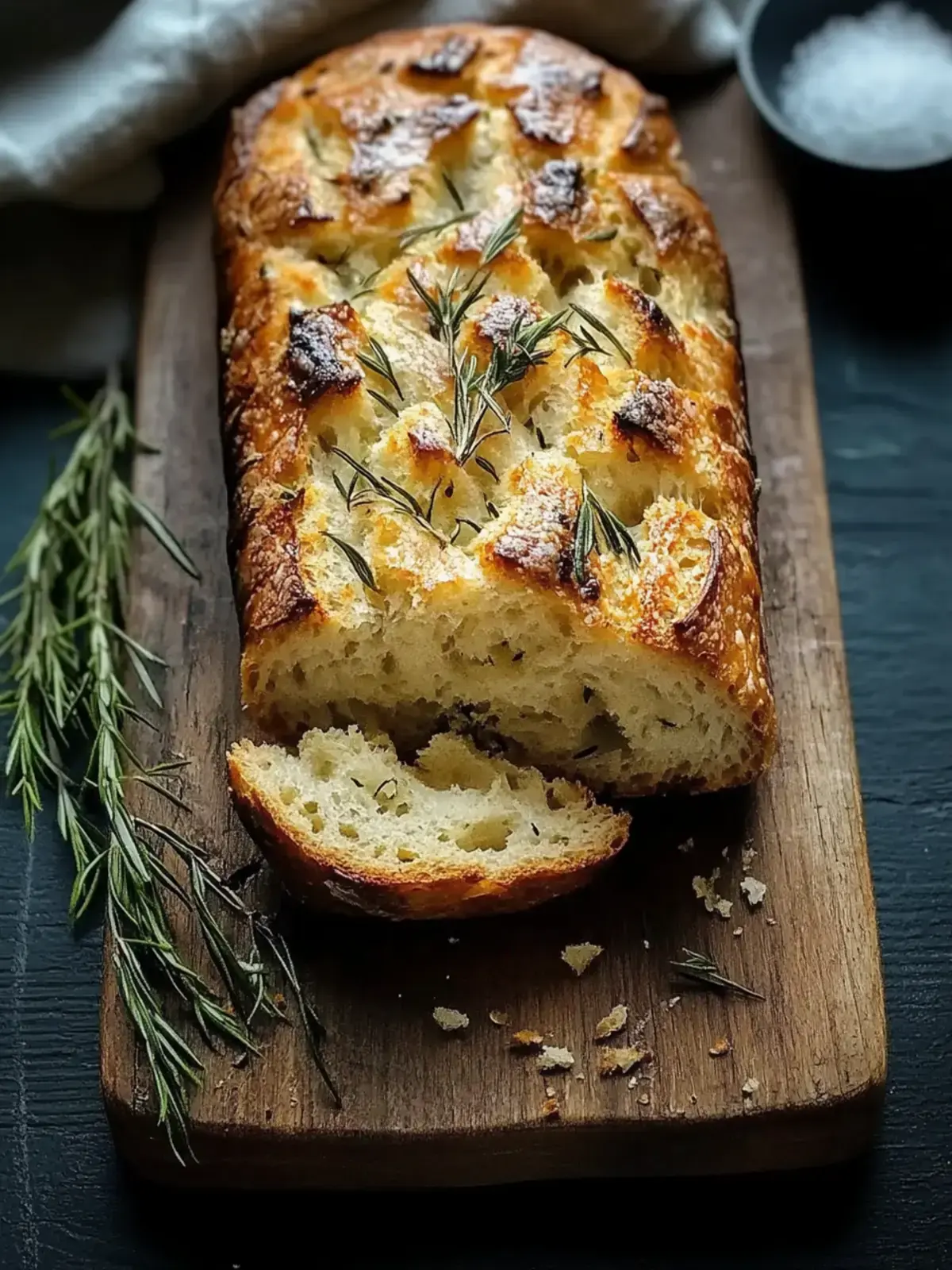 Rosmarin Knoblauch Zupfbrot