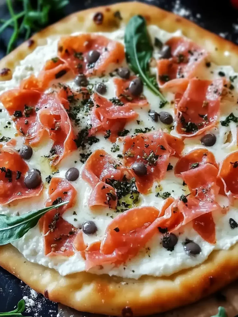 Räucher-Lachs-Pizza