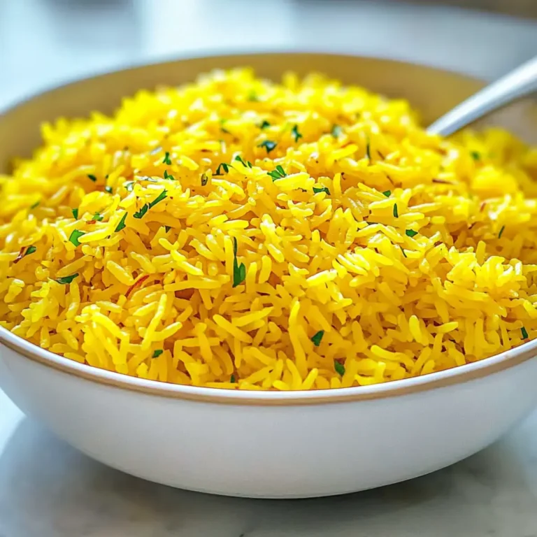 Perfekter Safranreis – Eine aromatische, fluffige Beilage