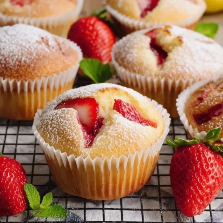 Saftige Erdbeer Muffins mit Zitrone und Vanille – Bestes Rezept – Muma’s Kitchen