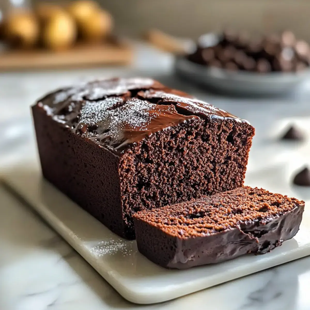 Saftiger Schokokuchen Kastenform