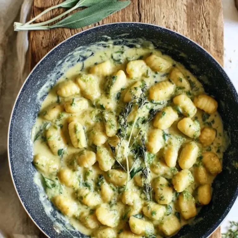 Salbei Gnocchi cremige Soße