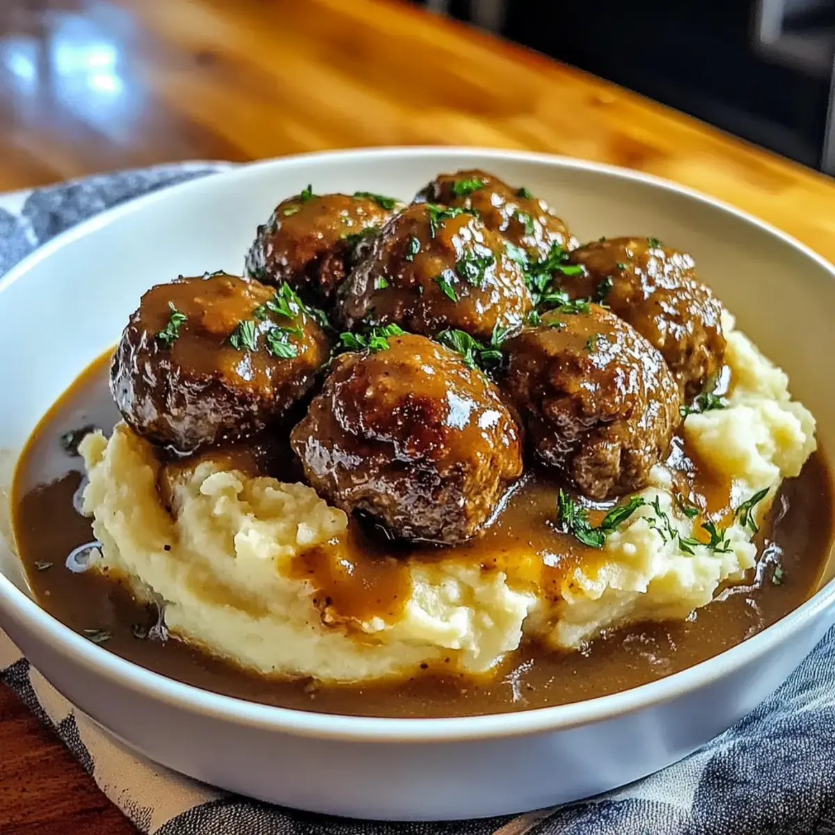 Salisbury Steak Fleischbällchen