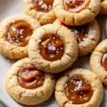 Salted Caramel Thumbprint Cookies