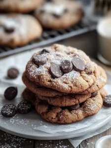 Sauerteig Doppelt Schokoladenstückchen Kekse