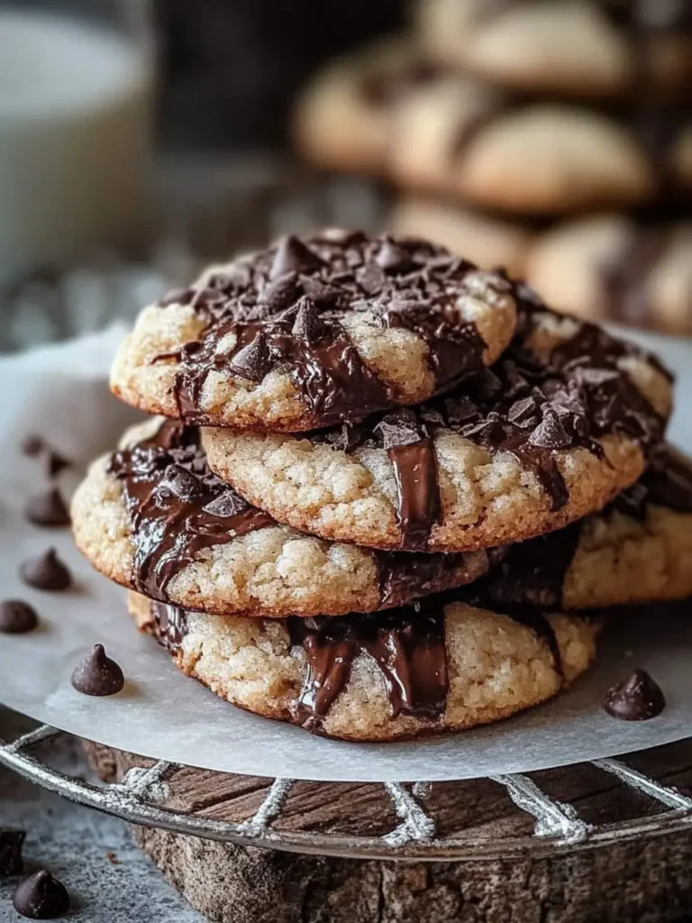 Sauerteig Doppelt Schokoladenstückchen Kekse