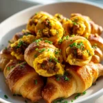 Sausage Egg Breakfast Crescent Roll Ups
