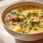 Sausage Non alcoholic Ale Rustic Potato Soup