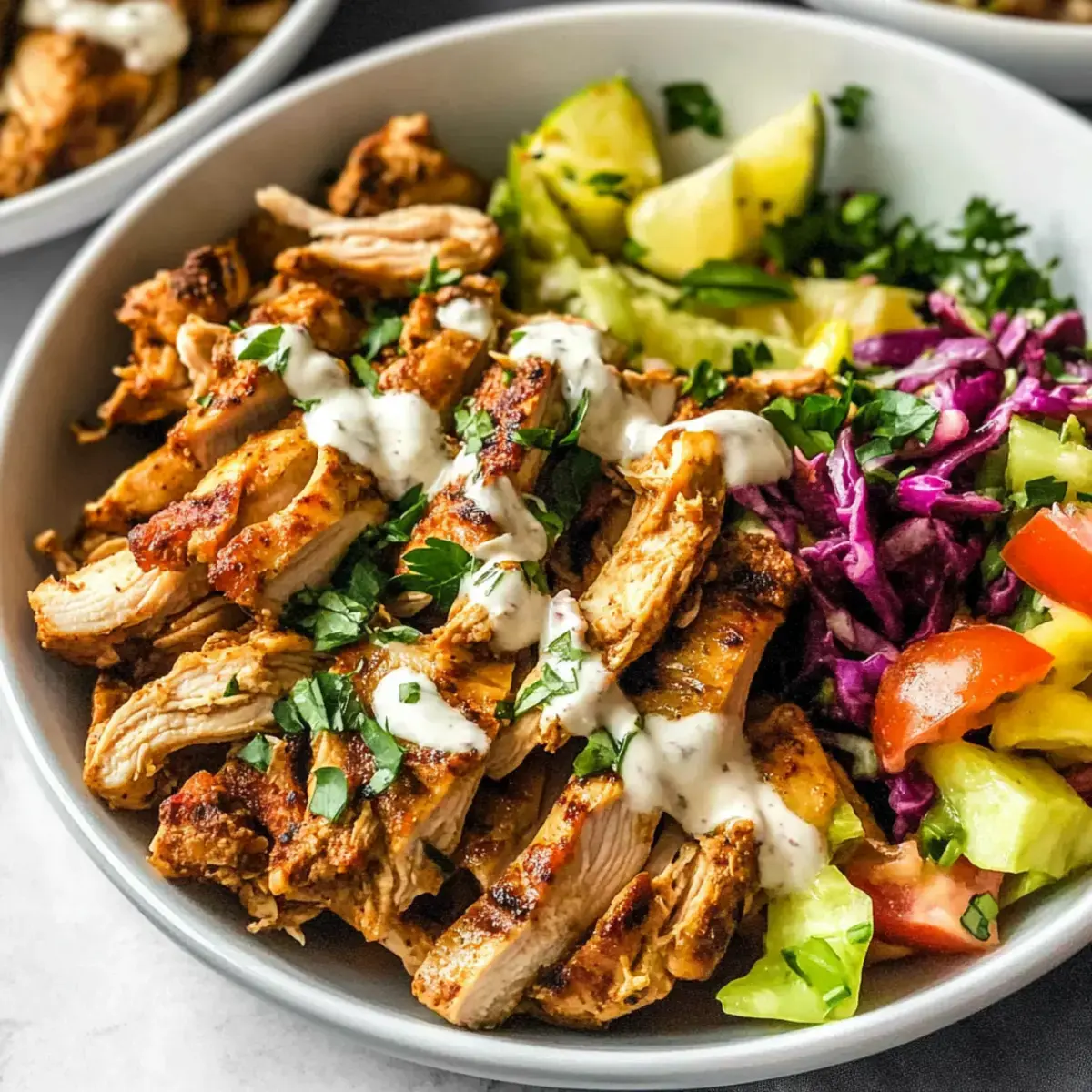 Schmortopf Hühnchen Shawarma