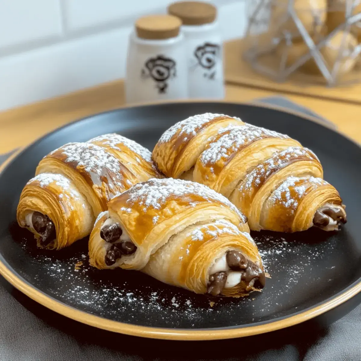 Schnelle Kinderriegel Croissants