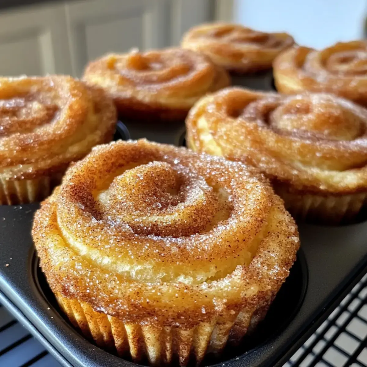 Schnelle Zimt-Zucker-Cruffins