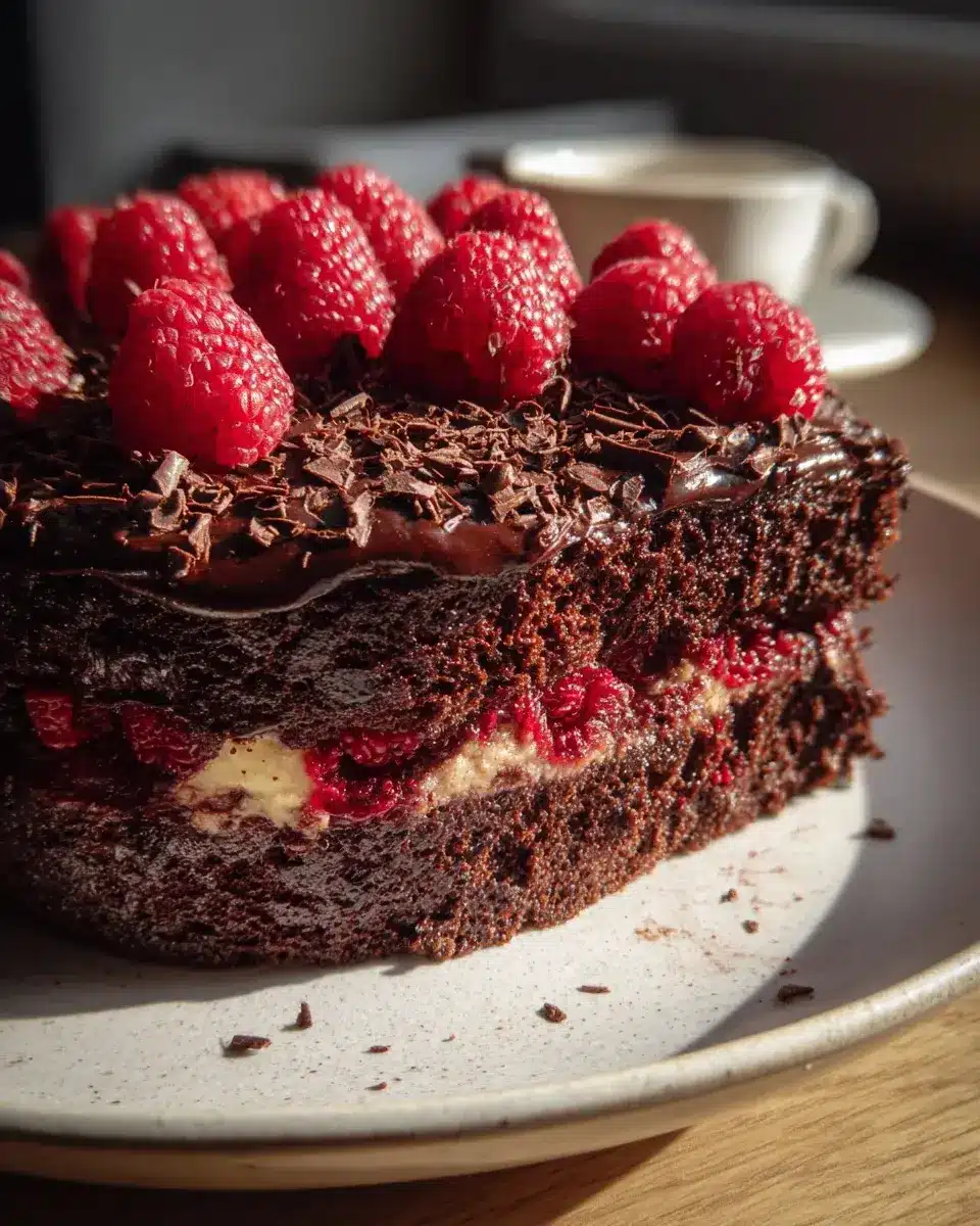 Schokoladen-Himbeer-Kuchen Rezept