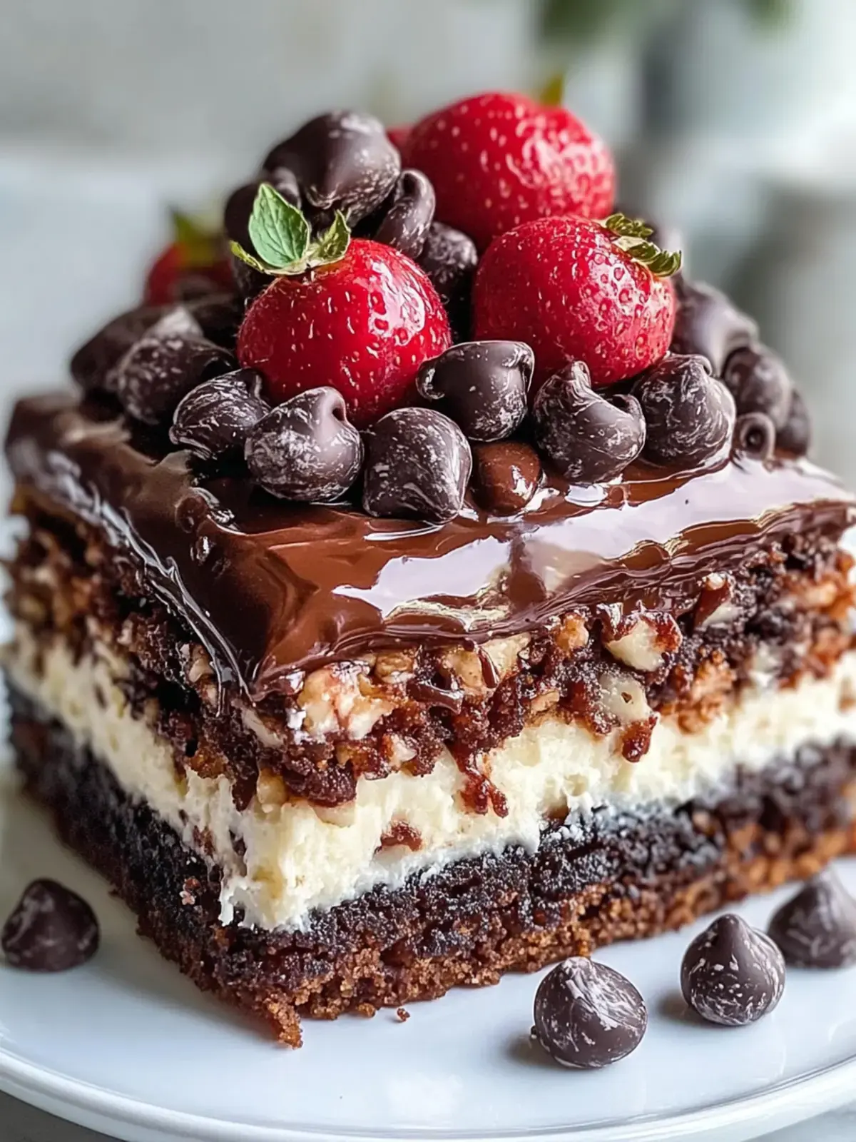 Schokoladen-Poke-Kuchen