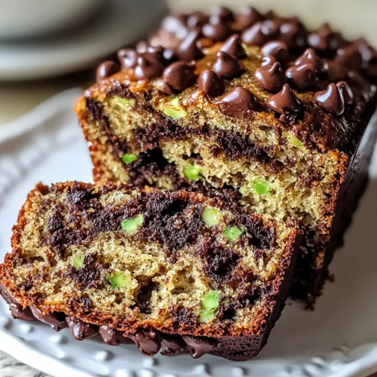 Schokoladenstückchen Zucchini Brot