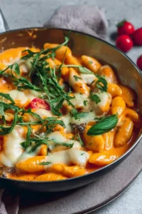 Herzhafte Schupfnudelpfanne mit Sauerkraut und Speck