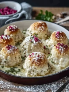Herzhafter Semmelknödel-Auflauf