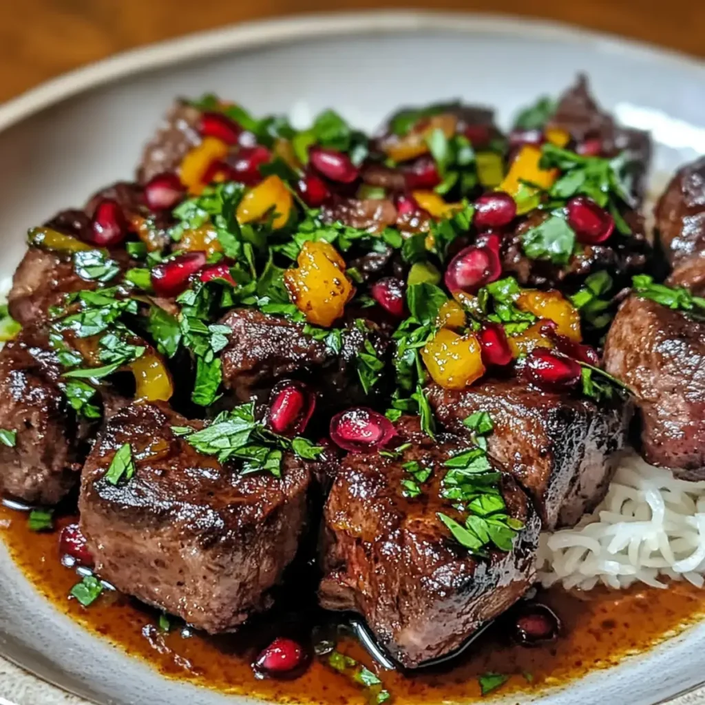 Das perfekte Shish Andaz: Ein köstliches Gericht mit Pomegranate