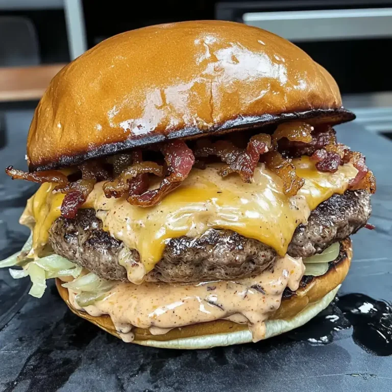 Smash Burger mit Baconnaise Sauce