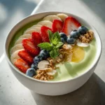 Smoothie Bowls mit Topping Mosaik