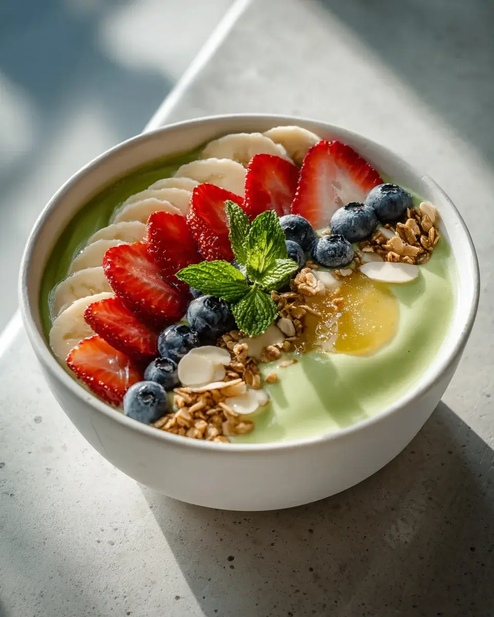 Smoothie Bowls mit Topping Mosaik