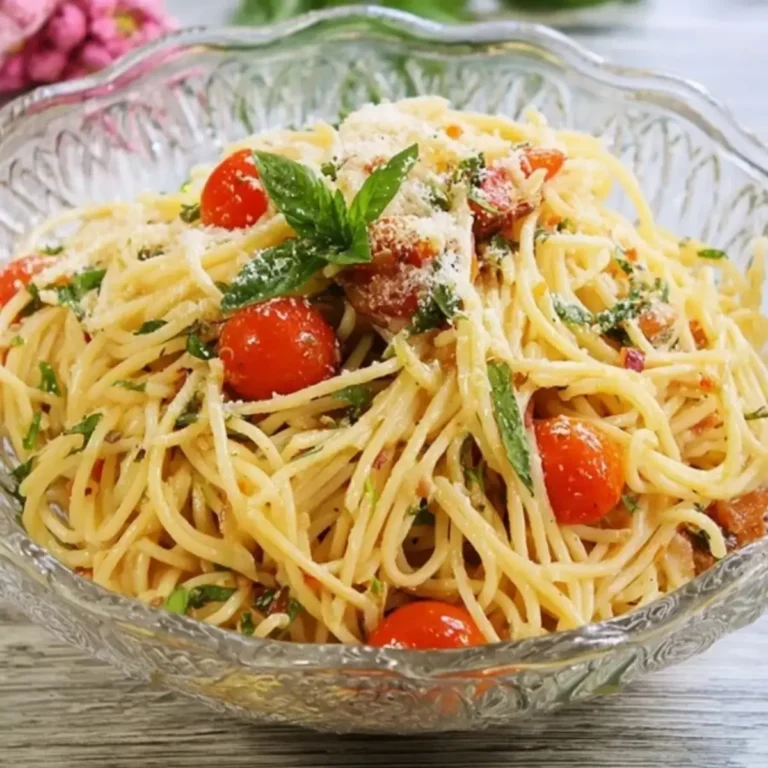 Spaghettisalat nach italienischer Art
