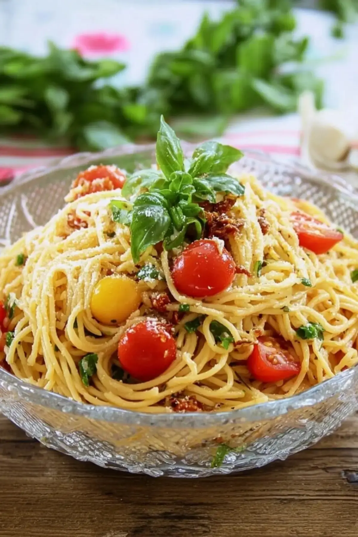 Spaghettisalat nach italienischer Art