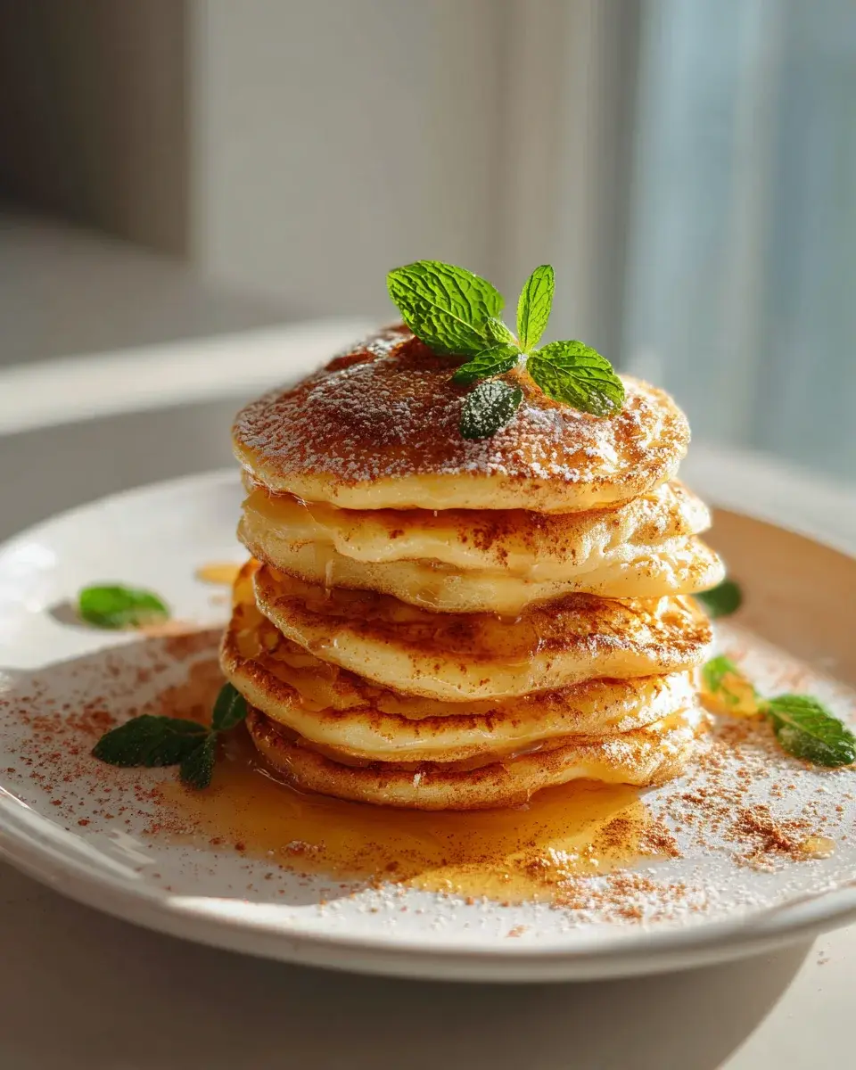Spanish Churro Pancakes Breakfast Treat