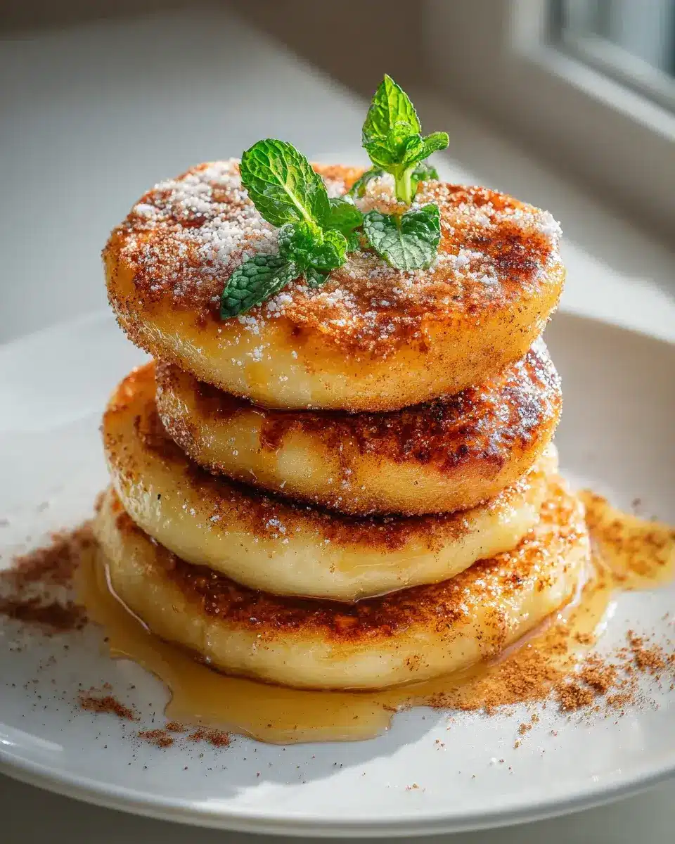 Spanish Churro Pancakes Breakfast Treat