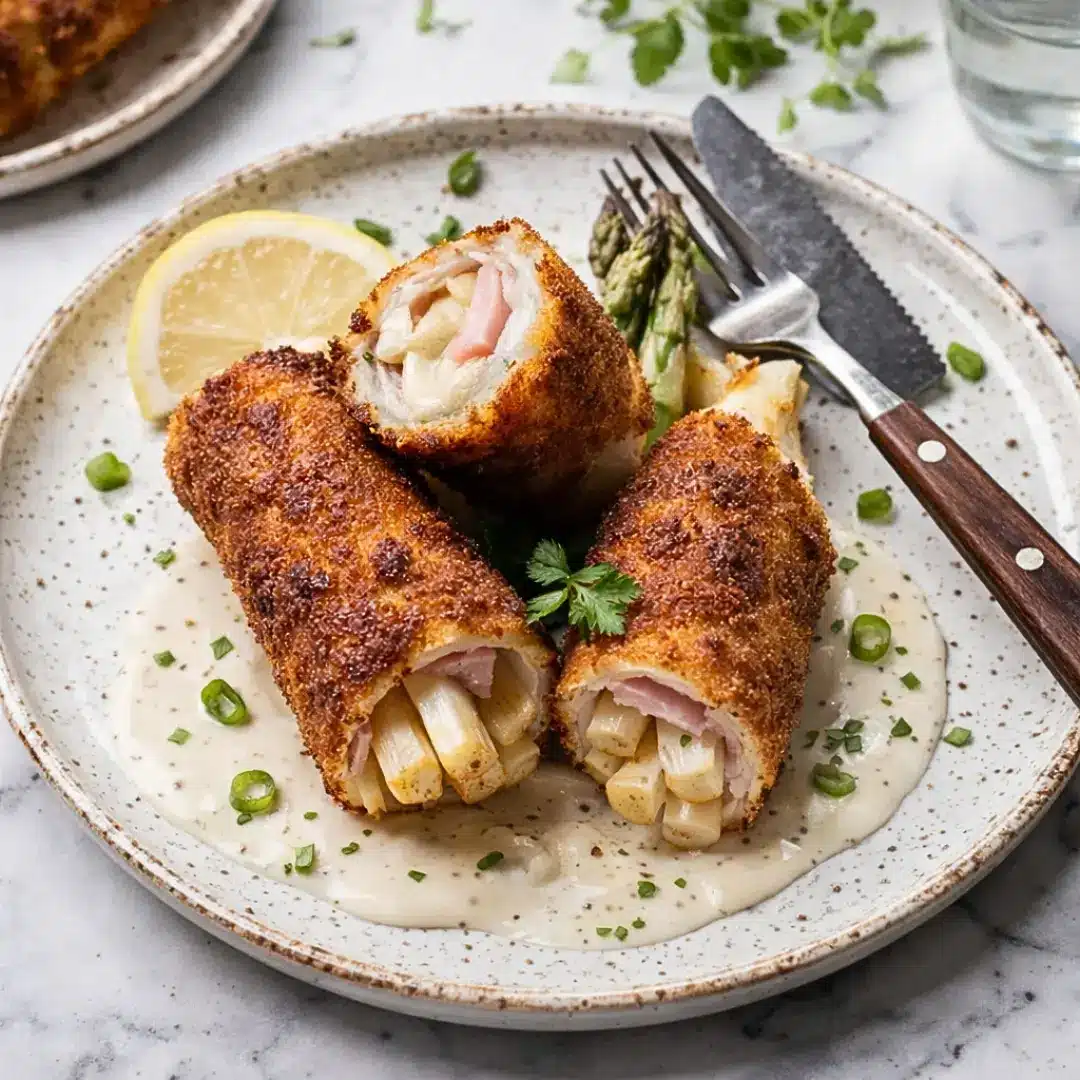 Spargel Cordon Bleu