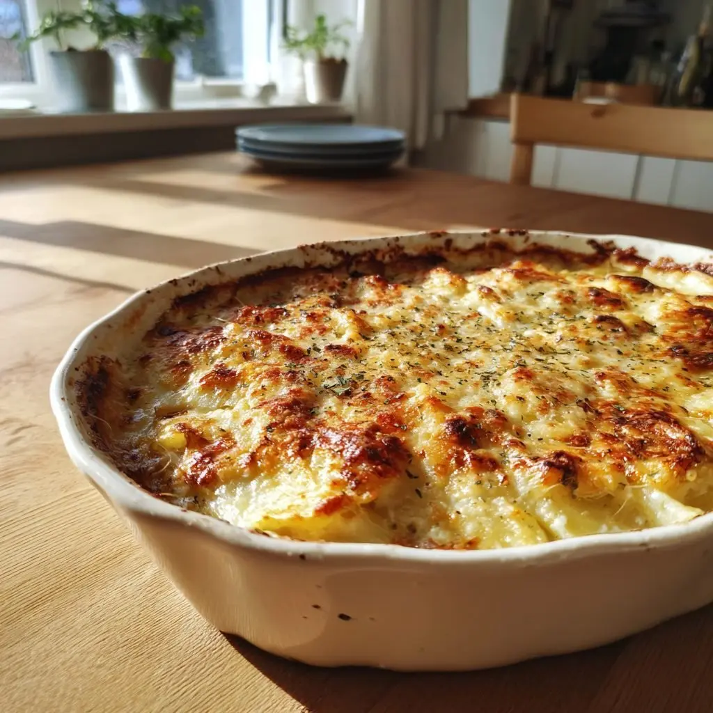 Spargel Kartoffel Gratin