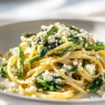 Spargel Pasta Spinat Feta