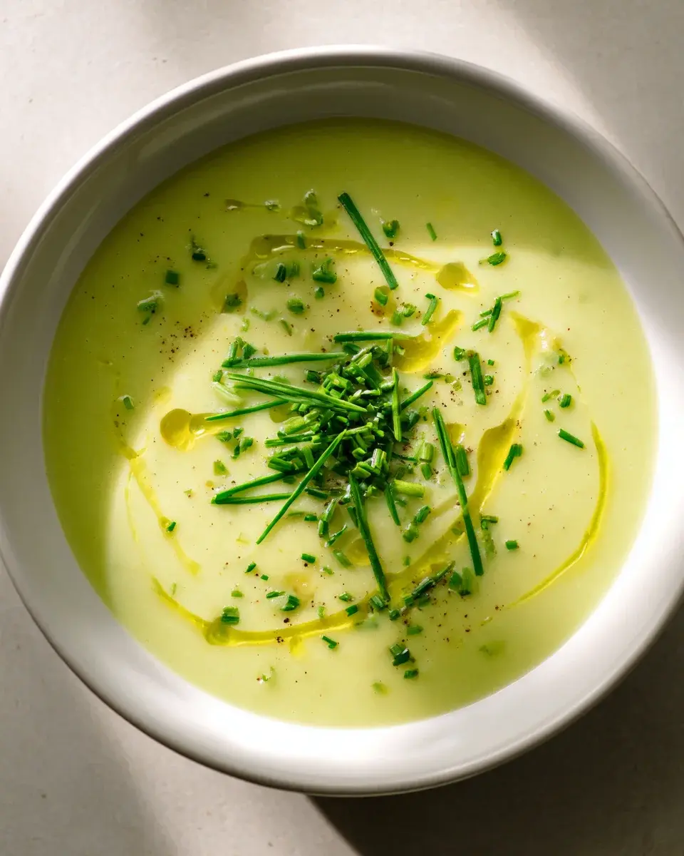 Spargelsuppe mit Kartoffeln