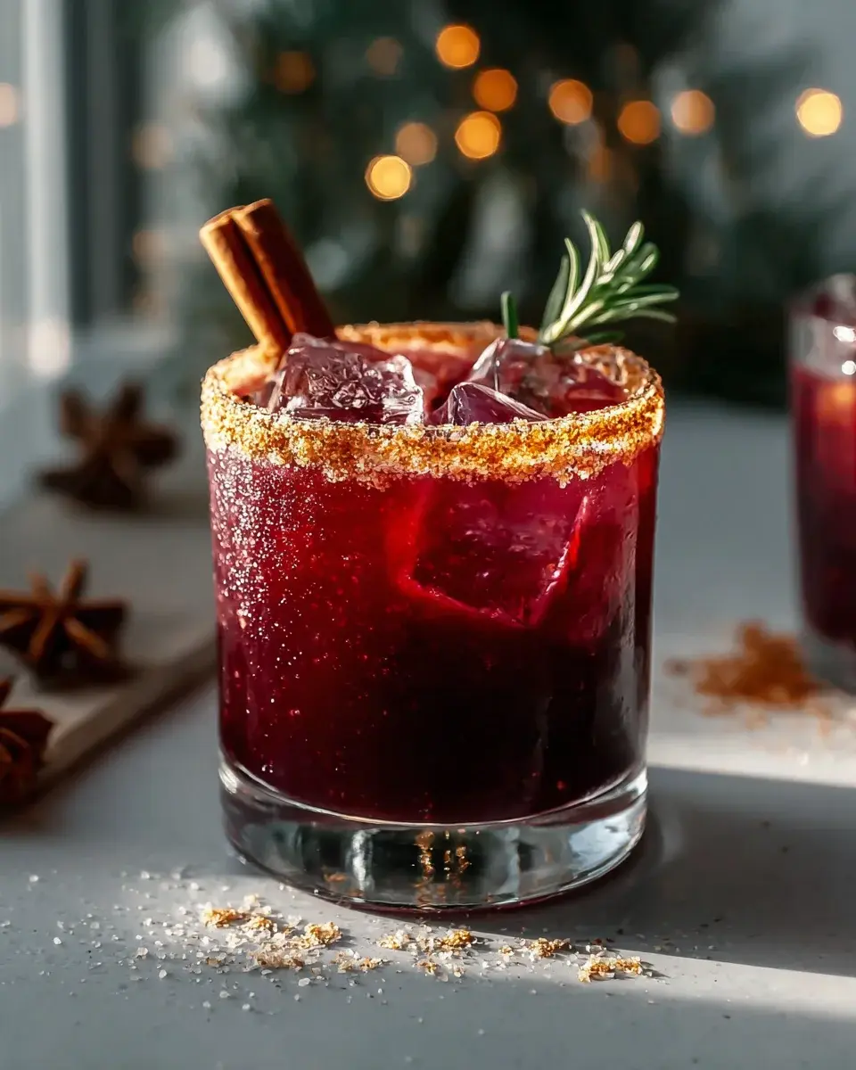 Spiced Christmas Margarita