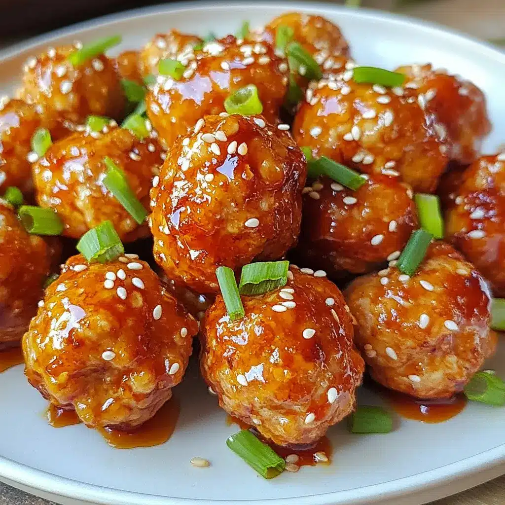 Sriracha Honey Chicken Meatballs