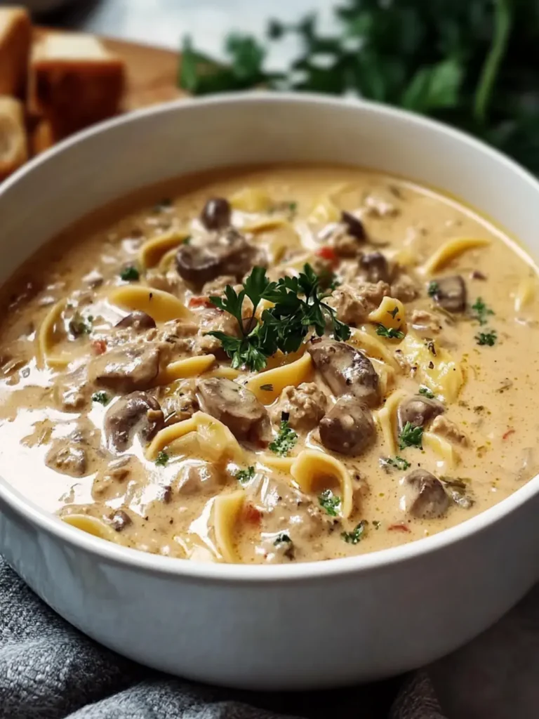 Stroganoff Hack Suppe
