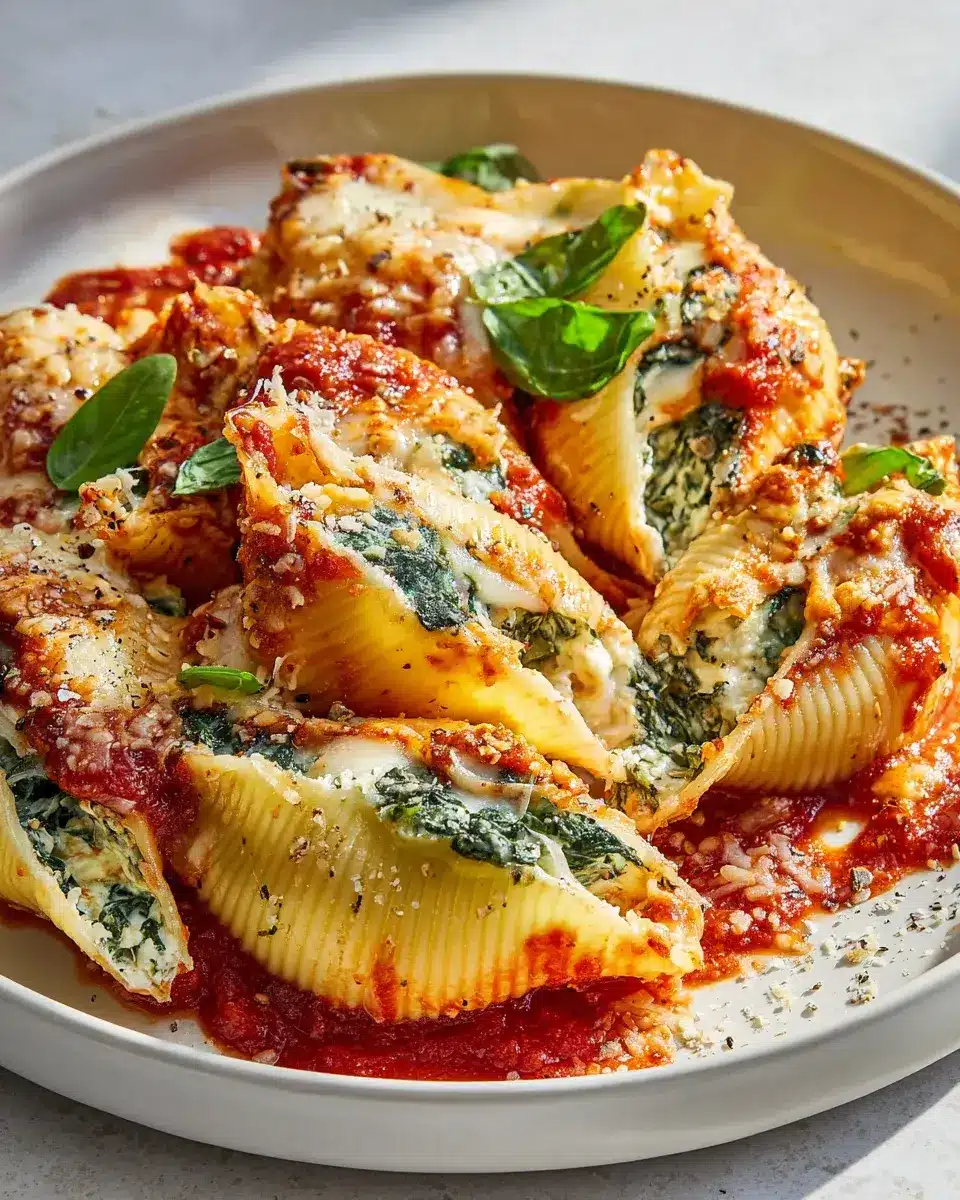 Stuffed Shell Lasagna Bake