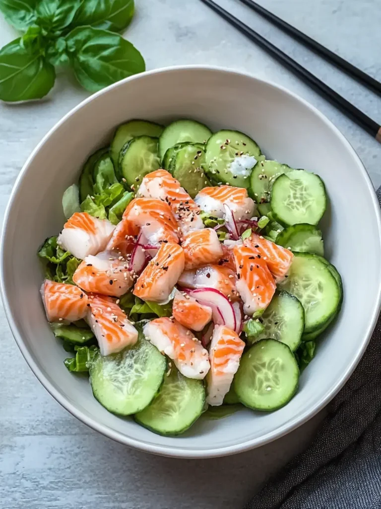 Sushi-Salat mit geräuchertem Lachs – Einfach & Gesund genießen