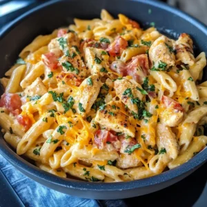 Südwestliche Hühnchen Alfredo