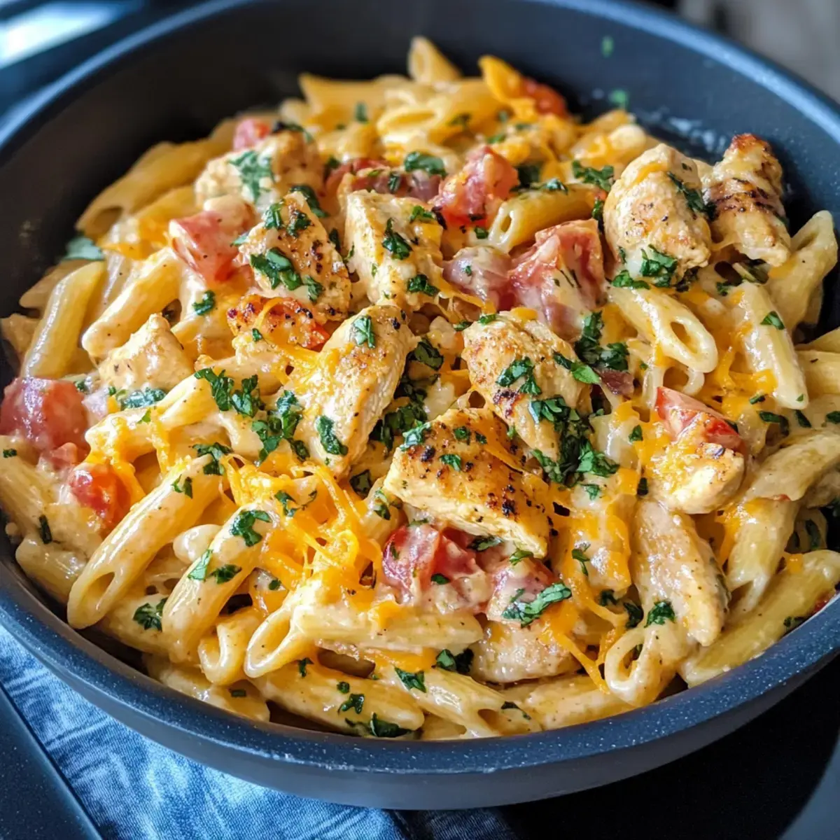 Südwestliche Hühnchen Alfredo