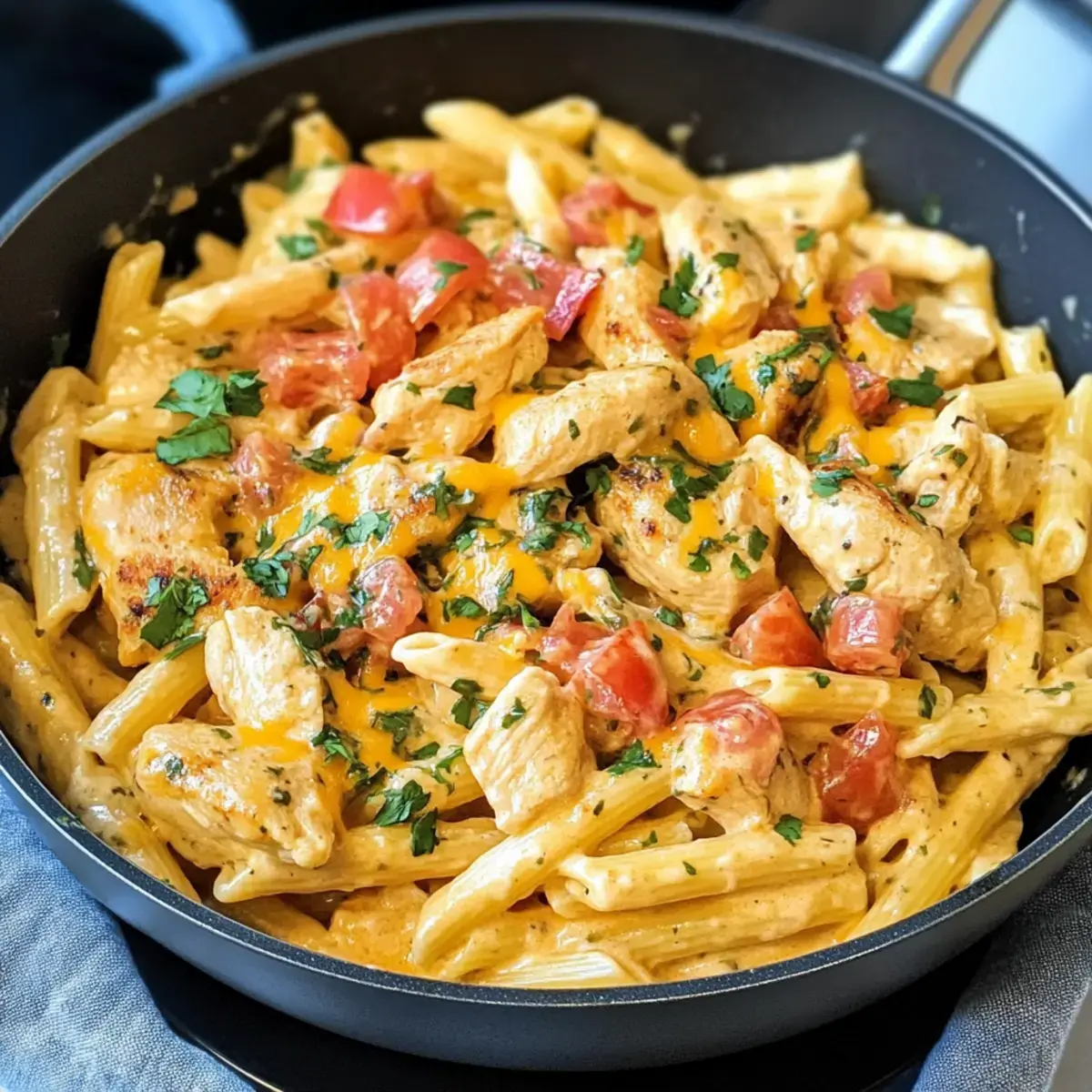 Südwestliche Hühnchen Alfredo