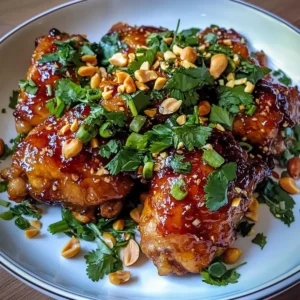 Süßes und würziges thailändisches Hühnchen