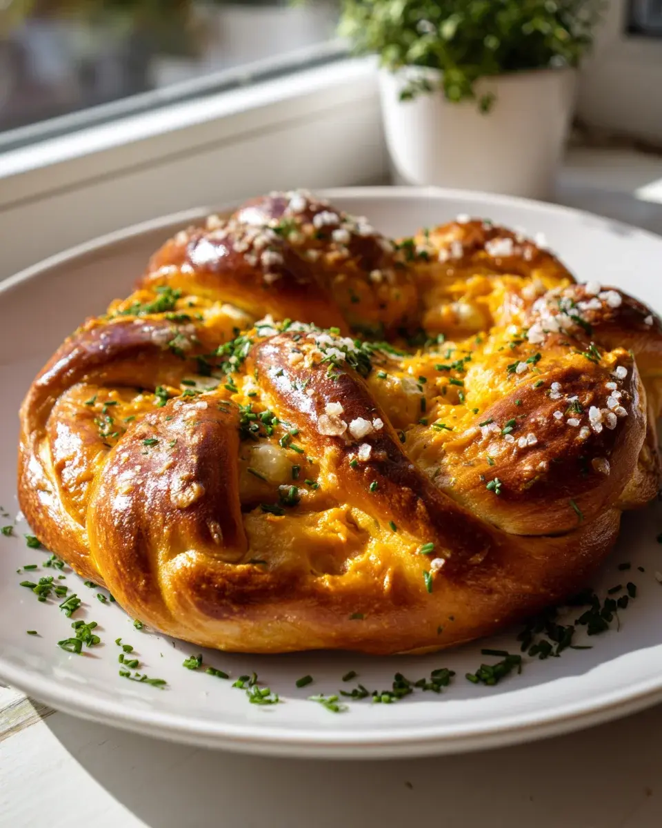 Süßkartoffel Käse Brezeln